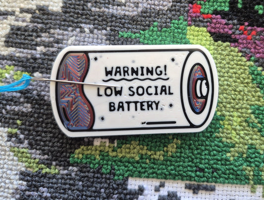 Low Social Battery Needle Minder