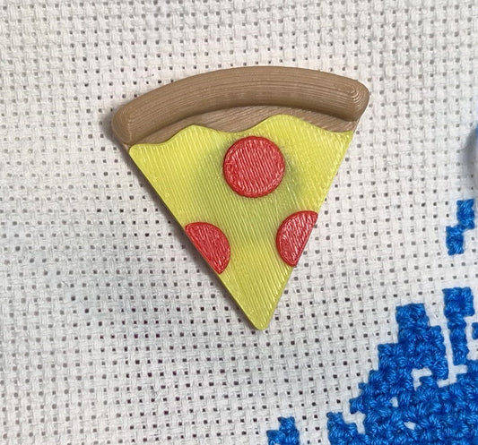 Pepperoni Pizza Slice Needle Minder/ Fridge Magnet