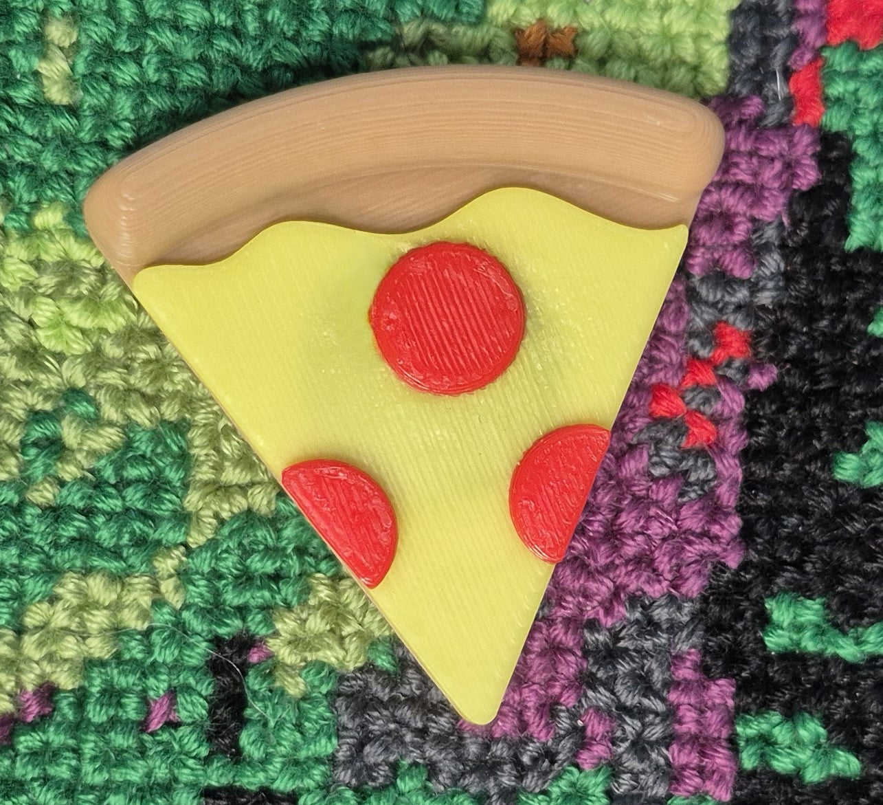 Pepperoni Pizza Slice Needle Minder/ Fridge Magnet